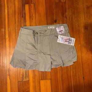 Rewash Army Green Khaki Pleated Mini Skort